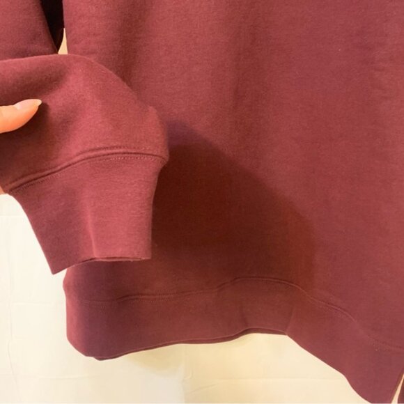 Brunette The Label Core Crew BLONDE Winetasting Burgundy S/M NWT - Picture 3 of 11